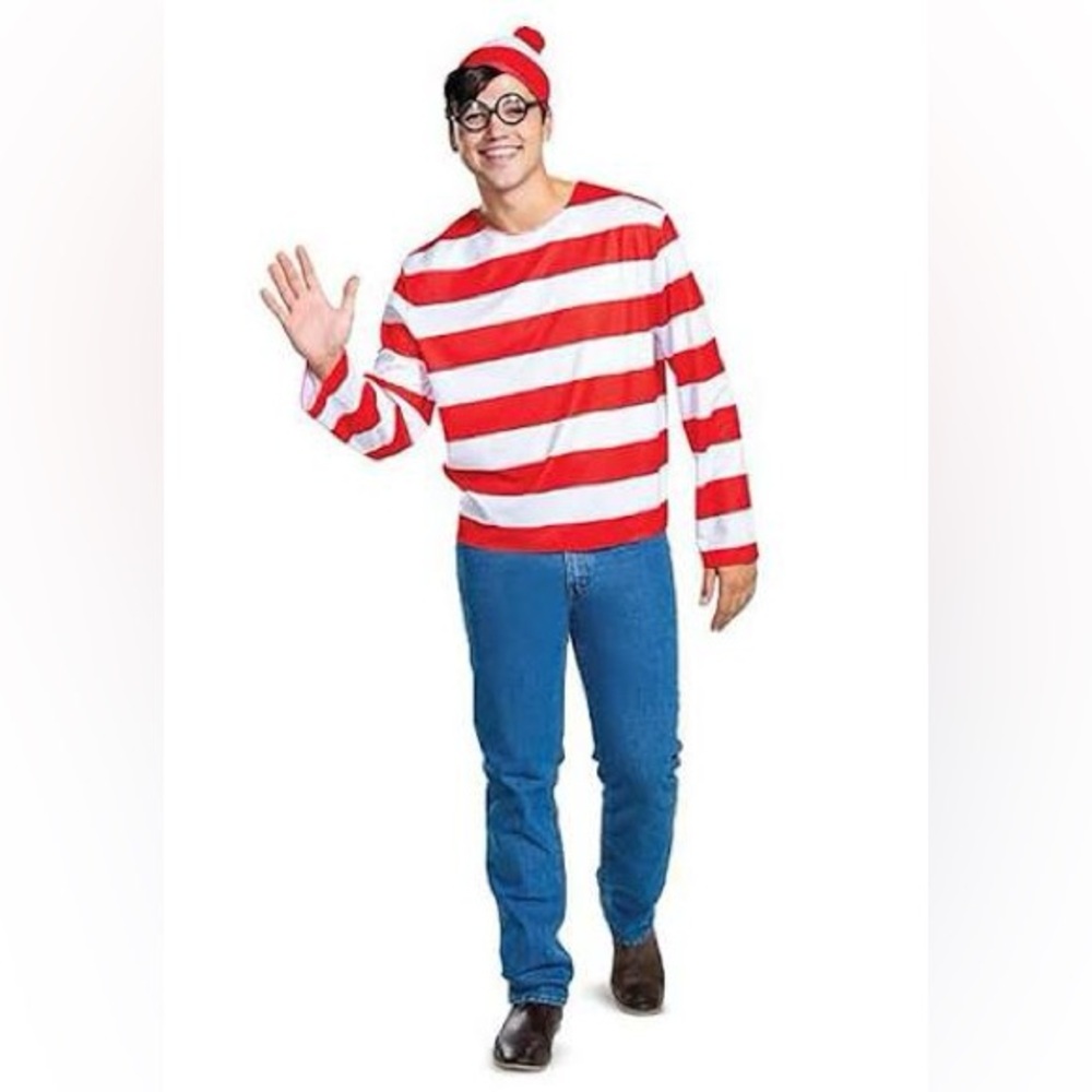 Where’s Waldo Novelty Outfit & Messenger Bag Bundle